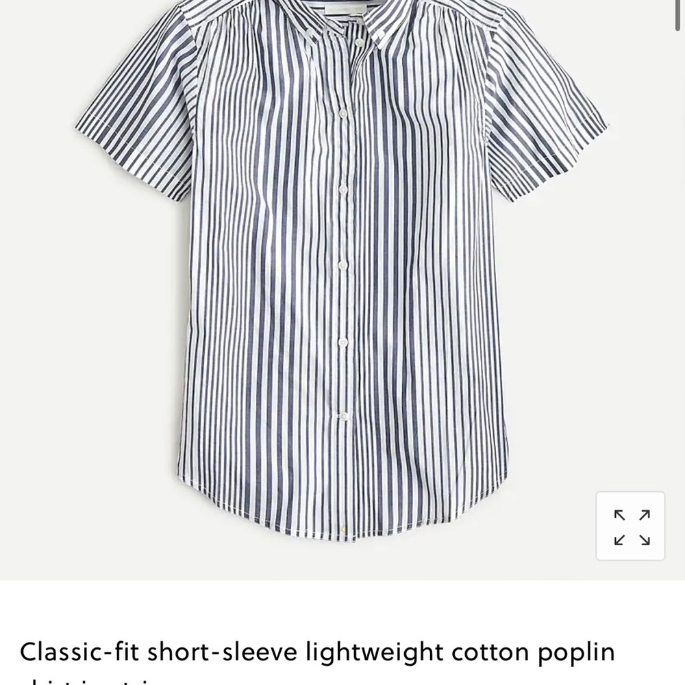 J.Crew classic fit short sleeve shirt